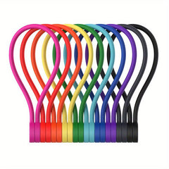 Magnetic Rope Knot Reusable Cable Tie Wire Organization