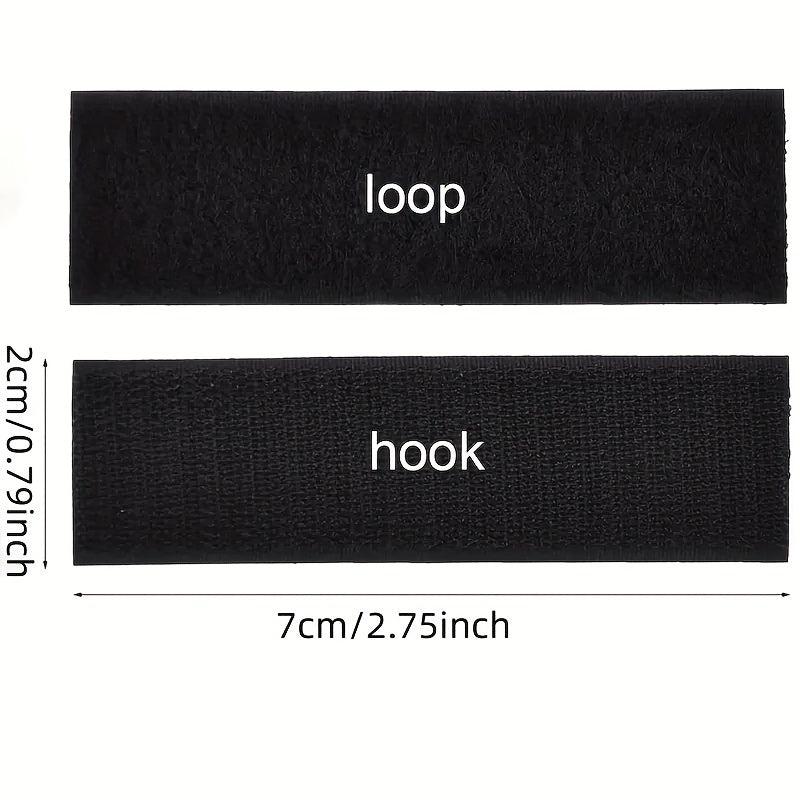 20pcs NTWGO Self Adhesive Hook And Loop Strips 3.9x0 Mounting Strips