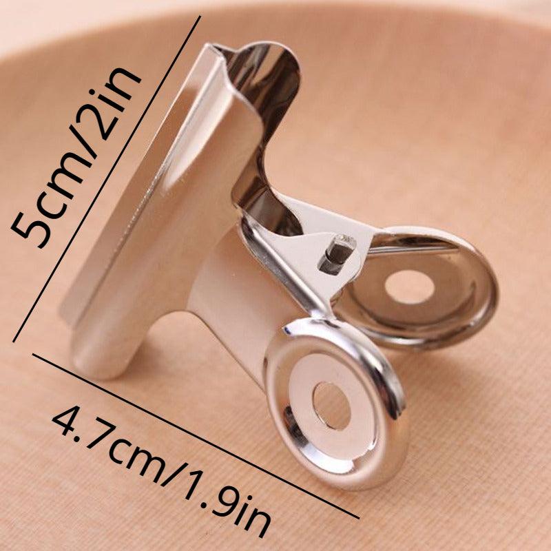 5PCS Metal Paper Clip Set 22 31 38 50mm Grip Clamps Office School Stationery