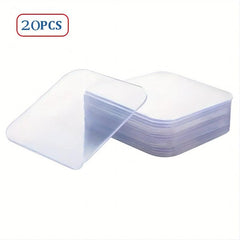 20pcs Transparent Double Sided Tape Nano Tape Waterproof Wall Stickers