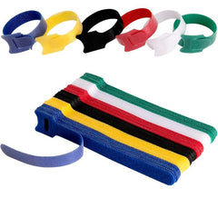 50pcs 60pcs Cable Ties Reusable Wire Organizer Ties Colorful Computer Data Cable