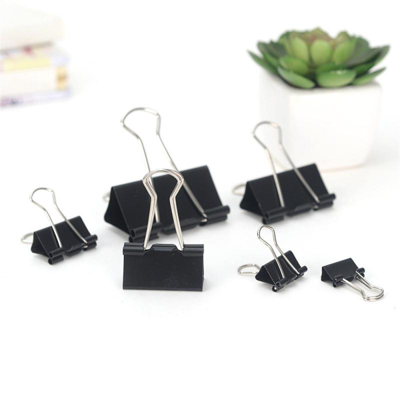 12pcs Metal Binder Note Organizer File Paper Clip Office Supplies