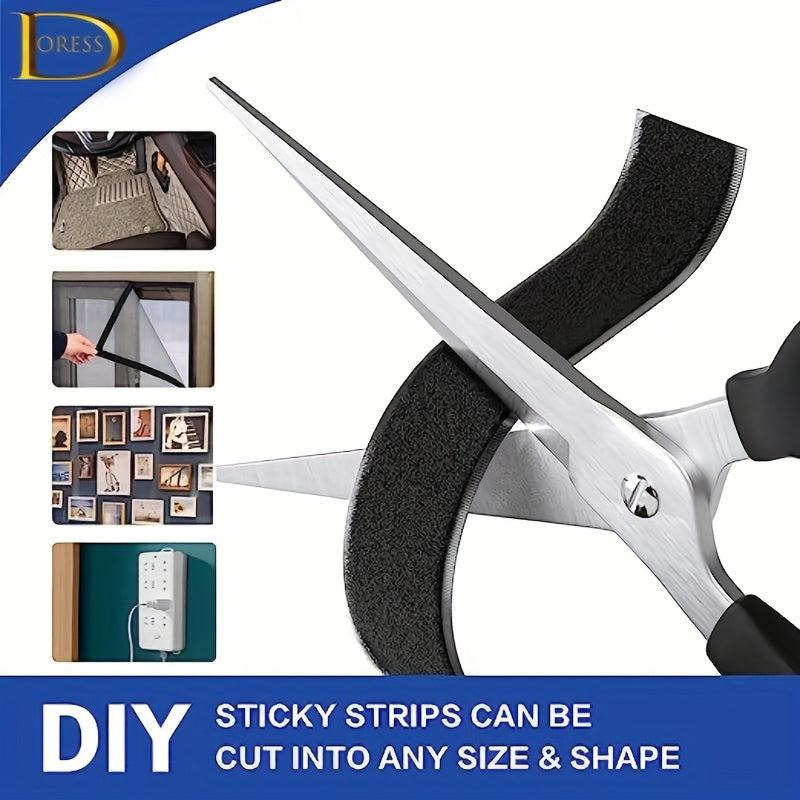 DORESS 3 81 Cm X 298 7 Cm Hook And Loop Tape Sticky Back Fastener Roll