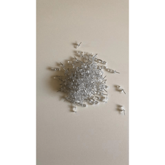 Clear Push Pins Tacks 100 Pack
