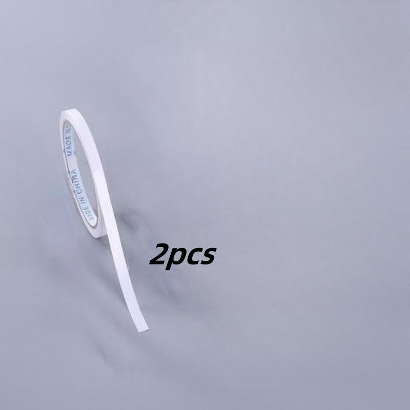 2pcs Thin Double-sided Adhesive Office Stationery Tape
