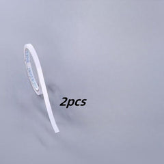 2pcs Thin Double-sided Adhesive Office Stationery Tape