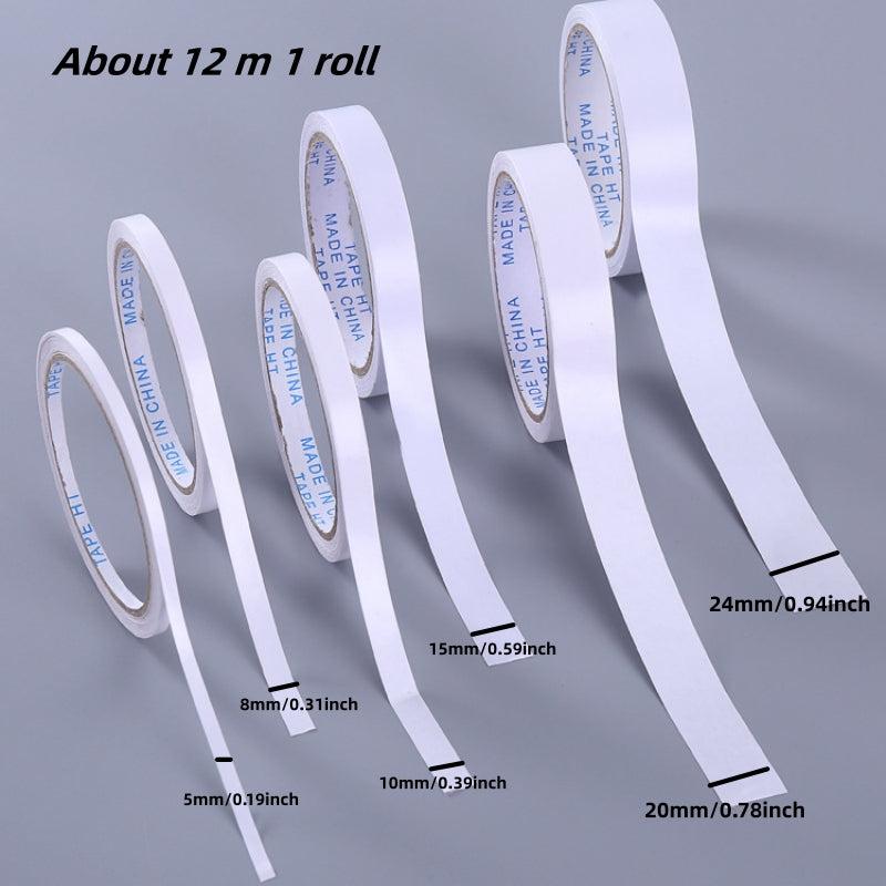 2pcs Thin Double-sided Adhesive Office Stationery Tape