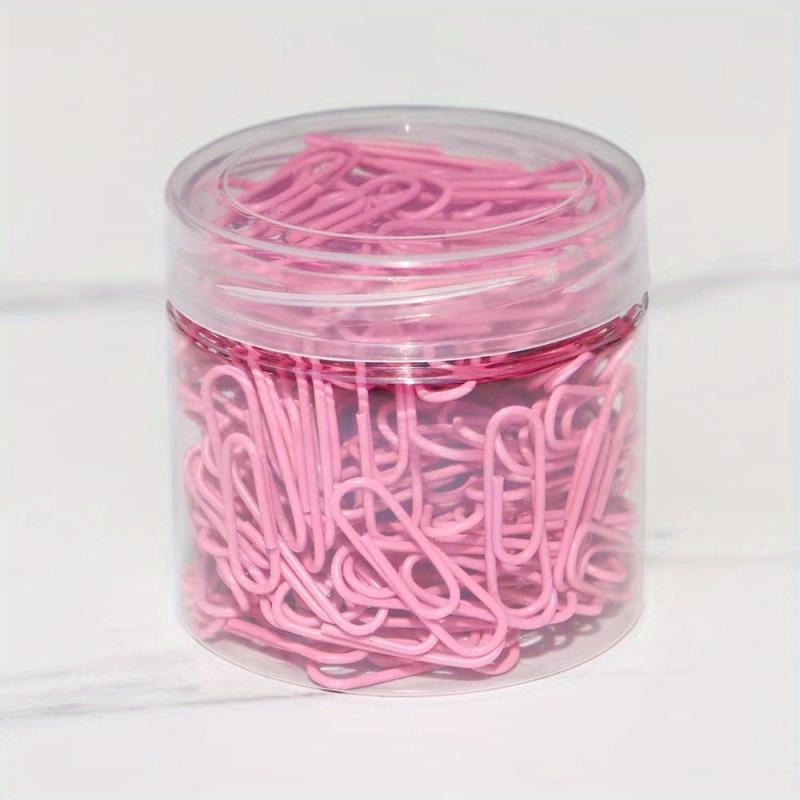 200pcs Multicolor Metal Paper Clips Bookmark Nickel Plated