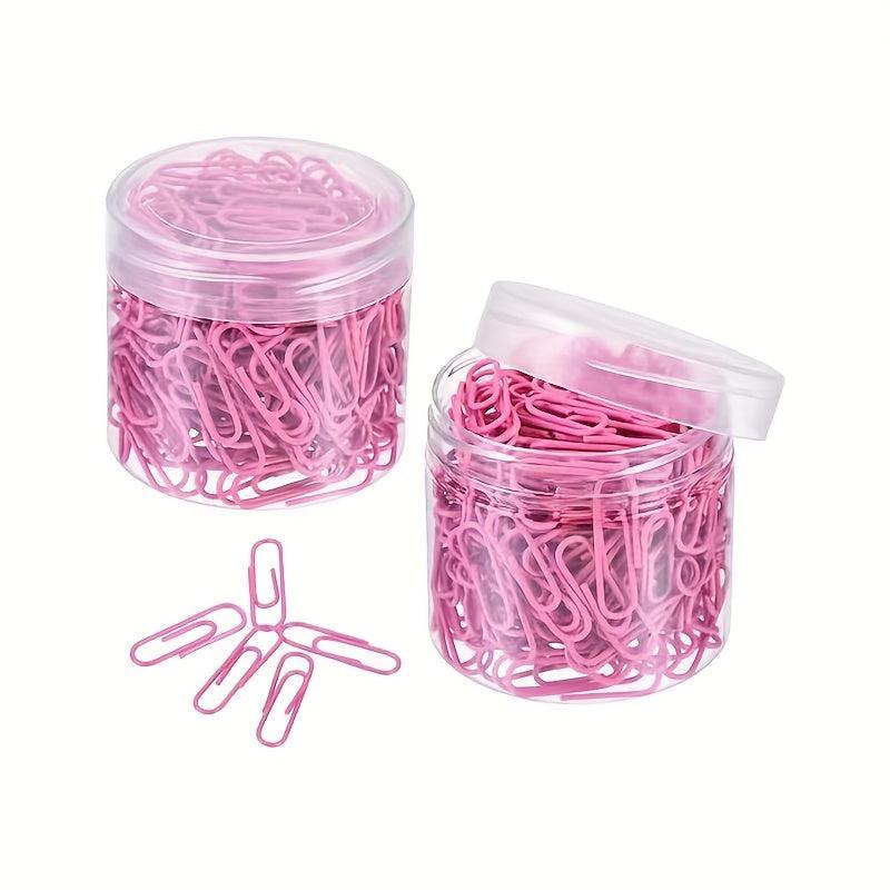 200pcs Multicolor Metal Paper Clips Bookmark Nickel Plated