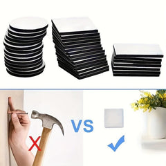 30pcs Double Sided Foam Tape - Self Adhesive - Square Round M