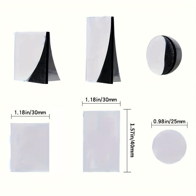 30pcs Double Sided Foam Tape - Self Adhesive - Square Round M