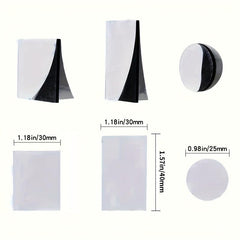 30pcs Double Sided Foam Tape - Self Adhesive - Square Round M