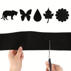 10 Pack 9' Hook And Loop Tape Strips - Self Adhesive Heavy Duty Strips