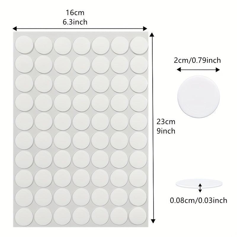 70 Double Sided Sticky Dot Stickers Putty Clear Sticky Tack Waterproof 10mm