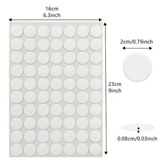 70 Double Sided Sticky Dot Stickers Putty Clear Sticky Tack Waterproof 10mm