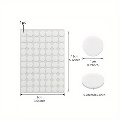 70 Double Sided Sticky Dot Stickers Putty Clear Sticky Tack Waterproof 10mm