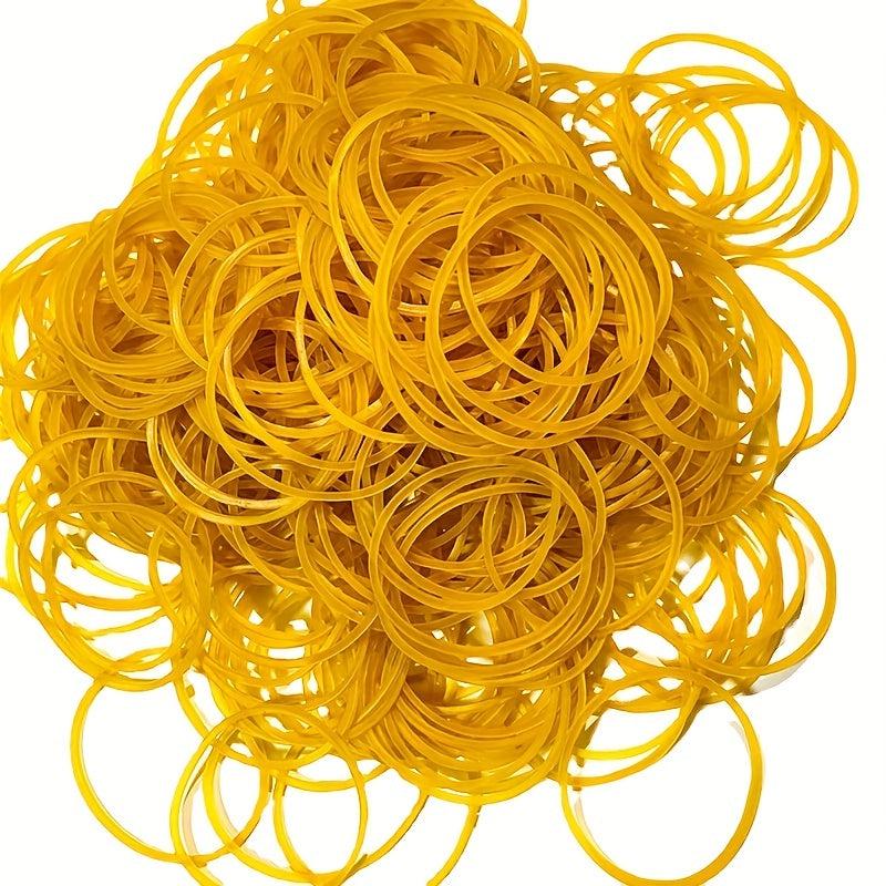 100pcs High Elastic Yellow Rubber Band Industrial Use