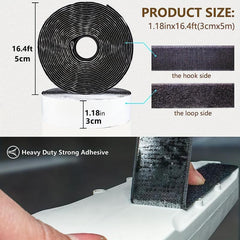 Heavy Duty Hook and Loop Strips with Strong Adhesive