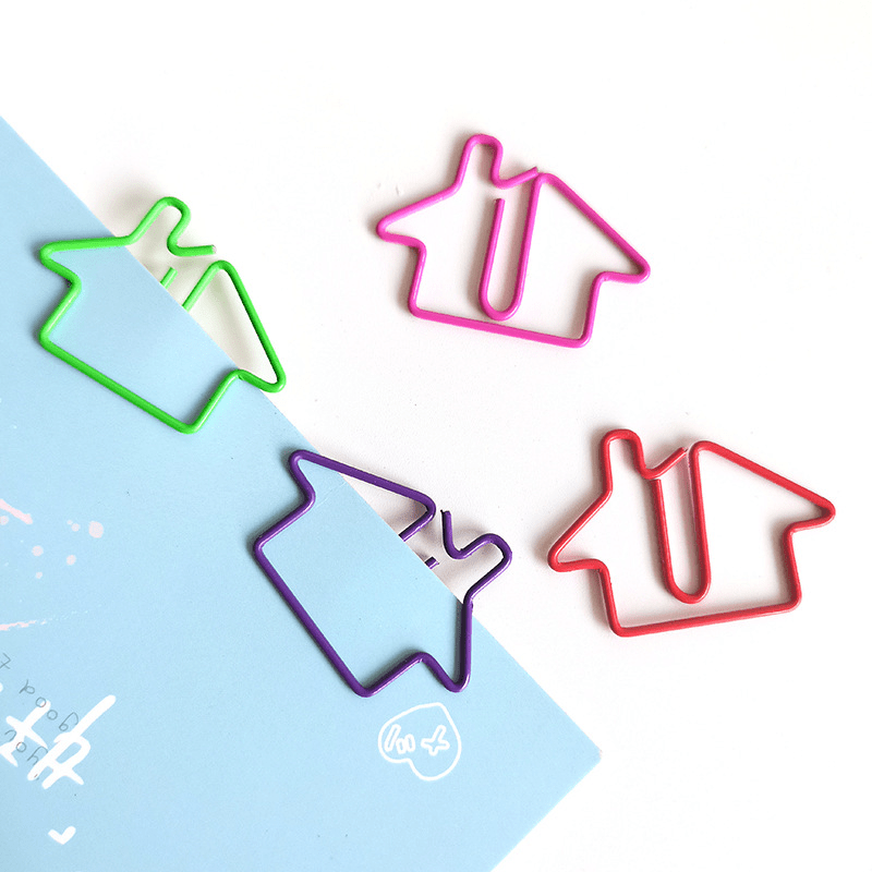Creative House Paper Clips Nickel Plated Office Stationery Bookmarks