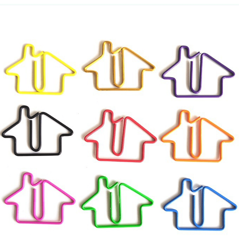 Creative House Paper Clips Nickel Plated Office Stationery Bookmarks