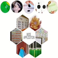 100pcs Waterproof Adhesive Hook and Loop Fastener Round Tapes