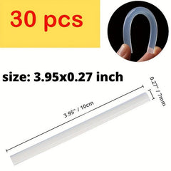 30pcs Hot Glue Gun Sticks 10-16cm Transparent Hot Melt Mini Glue Sticks