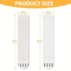 Large Picture Hanging Strips 12 Pairs Heavy Duty No Nails Refill Adhesive