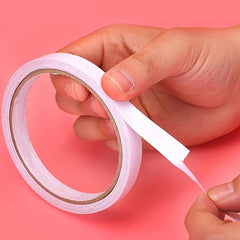 10pcs 0.6 Inch Wide Double Sided Office Tape for Robust Adhesion