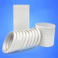 10pcs 0.6 Inch Wide Double Sided Office Tape for Robust Adhesion