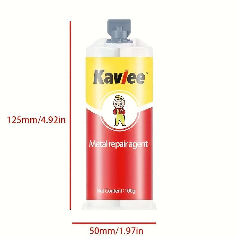100G Metal Repair Glue, Water Gutter Waterproof Sticky Iron Metal