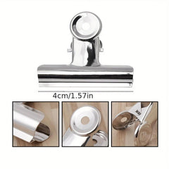 6pcs 40mm Metal Hinge Clip Binder Clip