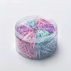 600 Non Skid Paper Clips 3 Colors Office School Personal Daily DIY Standard Size