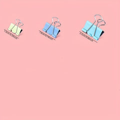 20pcs Mixed Size Dovetail Clip Folder Test Paper Book Clip Stationery Office