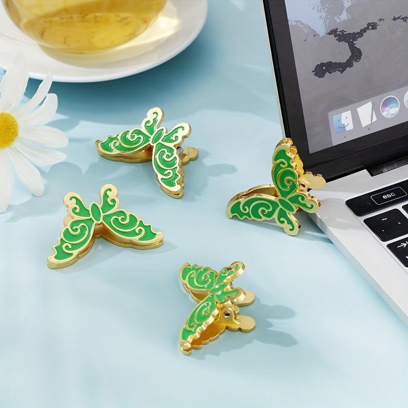 2Pcs 5.08cm Butterfly Binder Clips & Paper Clamps
