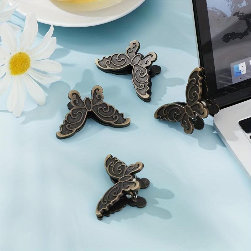 2Pcs 5.08cm Butterfly Binder Clips & Paper Clamps