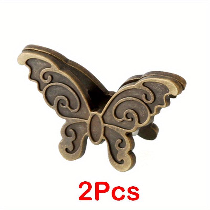 2Pcs 5.08cm Butterfly Binder Clips & Paper Clamps