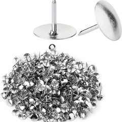 500 Pcs Silver Thumb Tacks for Home School Office