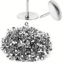 500 Pcs Silver Thumb Tacks for Home School Office
