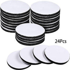 24pcs Industrial Strength Hook And Loop Dots Double Sided Adhesive Backed Dots