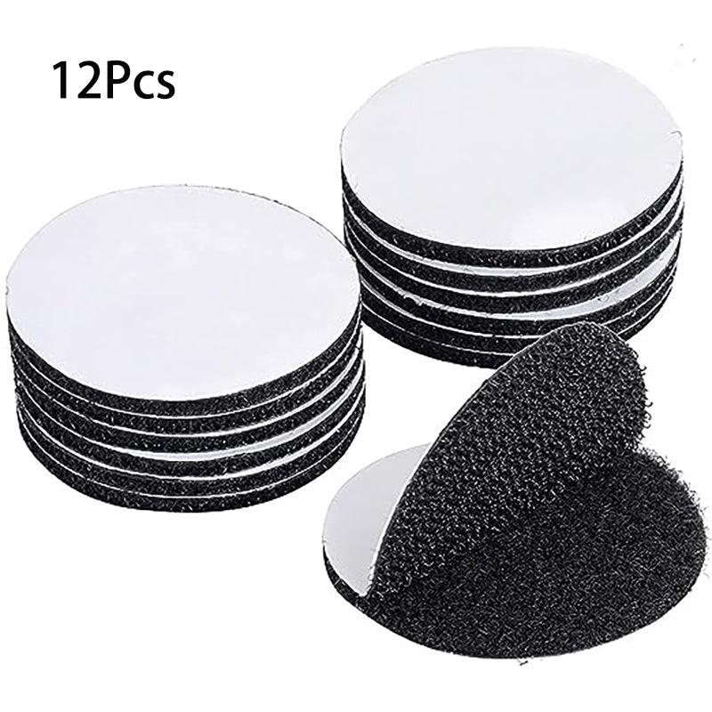 24pcs Industrial Strength Hook And Loop Dots Double Sided Adhesive Backed Dots