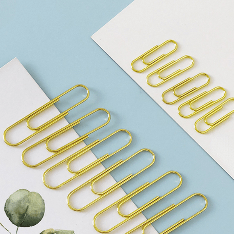 100pcs Boxed Paper Clips 28mm Anti rust Durable