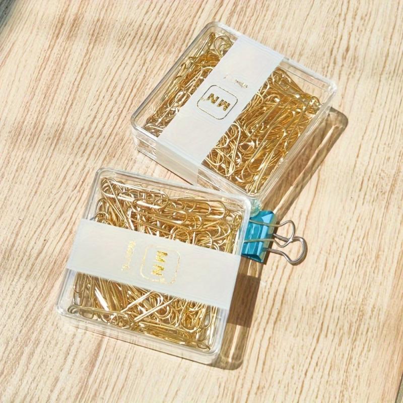 100pcs Boxed Paper Clips 28mm Anti rust Durable