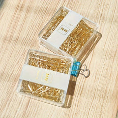 100pcs Boxed Paper Clips 28mm Anti rust Durable