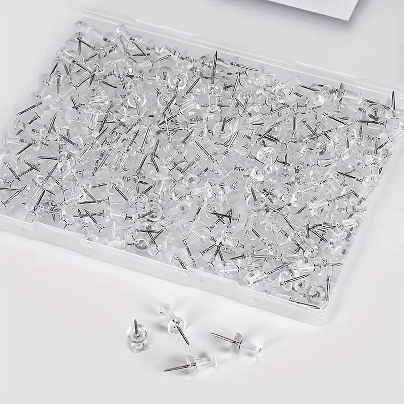 50pcs Plastic Head Cork Board Hook Nails for Photo Wall Bulletin Board