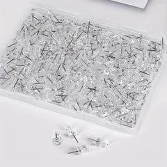 50pcs Plastic Head Cork Board Hook Nails for Photo Wall Bulletin Board