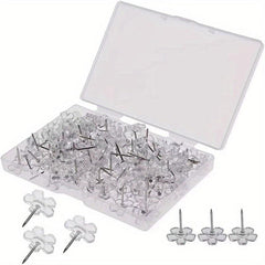 50pcs Plastic Head Cork Board Hook Nails for Photo Wall Bulletin Board