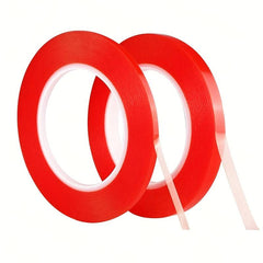 Non marking Double Sided Transparent Tape Red 1