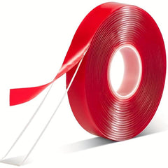 Non marking Double Sided Transparent Tape Red 1