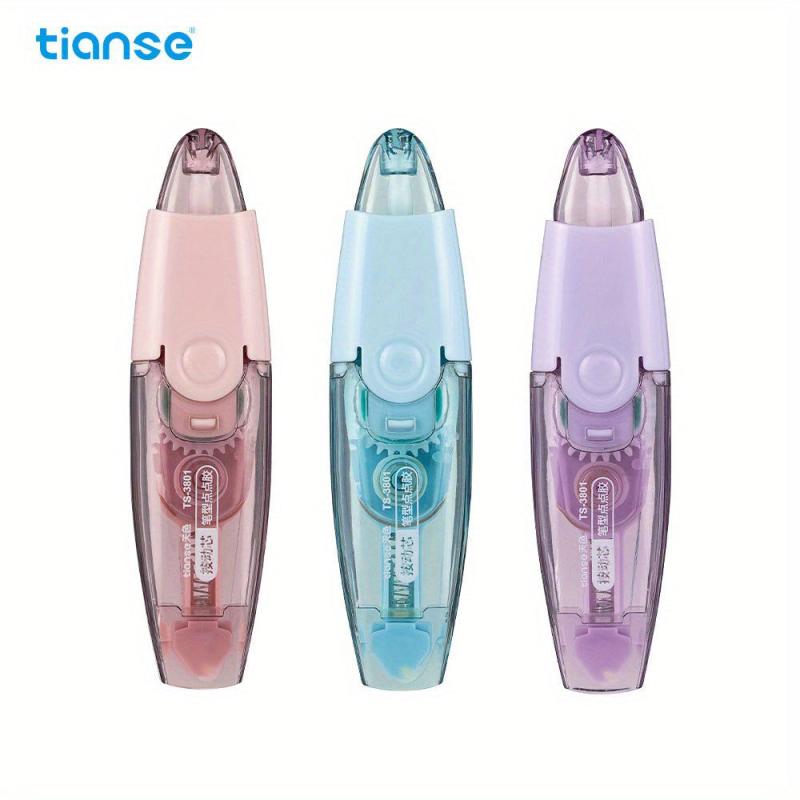 3pcs TIANSE Double Sided Adhesive Glue Tape Rollers 0.61 X 800c