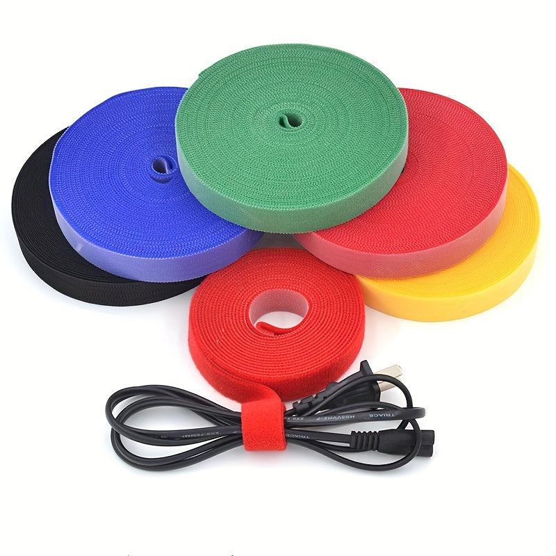 Organize Your Home With5M16 4ft Reusable Hook & Loop Straps - Choose Your Color